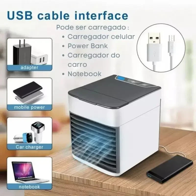 Mini Air Conditioning Cooling Fan Multi-function USB New Household Portable Desktop Air Conditioner